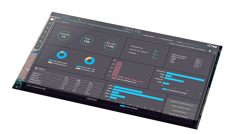 Here we see a dashboard panel with informative graphics, providing relevant insights and analyzes on the data presented.